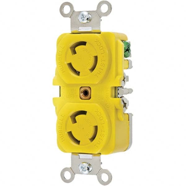 Hubbell Wiring Device-Kellems - Twist Lock Receptacles Receptacle/Part Type: Receptacle Gender: Female - Exact Industrial Supply