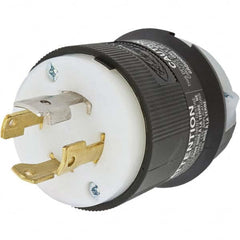 Hubbell Wiring Device-Kellems - 3-Phase Wye 277/480 VAC 30A NEMA L19-30P Industrial Twist Lock Plug - Exact Industrial Supply