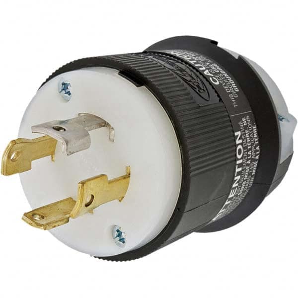 Hubbell Wiring Device-Kellems - 3-Phase Wye 120/208 VAC 30A NEMA L18-30P Industrial Twist Lock Plug - Exact Industrial Supply