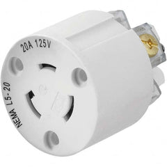 Hubbell Wiring Device-Kellems - 125V 20A NEMA L5-20R Industrial Twist Lock Connector - Exact Industrial Supply