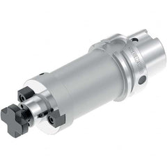 Shell Mill Holder: HSK63A, Taper Shank 179mm Projection Flange to Nose End, 48mm Nose Diam