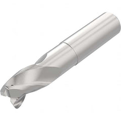 Niagara Cutter - 1/2", 3/4" LOC, 1/2" Shank Diam, 3" OAL, 3 Flute Solid Carbide Square End Mill - Exact Industrial Supply