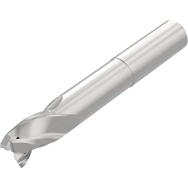 Niagara Cutter - 1", 1-1/4" LOC, 1" Shank Diam, 5" OAL, 3 Flute Solid Carbide Square End Mill - Exact Industrial Supply