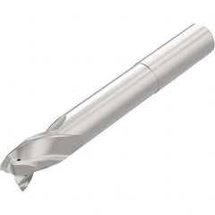 Niagara Cutter - 1/2", 3/4" LOC, 1/2" Shank Diam, 4-1/2" OAL, 3 Flute Solid Carbide Square End Mill - Exact Industrial Supply