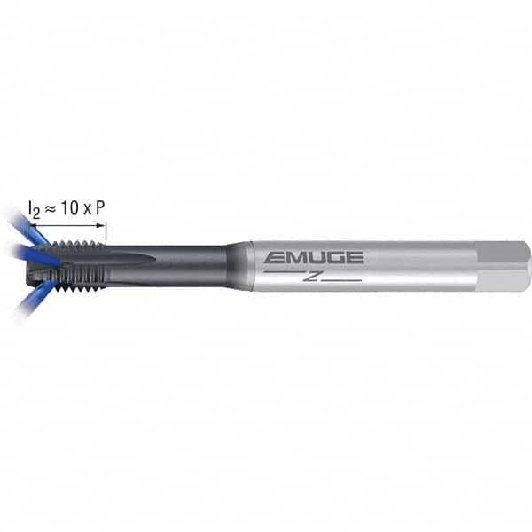 Emuge - M8x1.25 Metric 6H 0 Flute GLT-1 Finish Powdered Metal Spiral Point Tap - Exact Industrial Supply