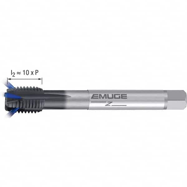 Emuge - M14x2.00 Metric 6G 0 Flute GLT-1 Finish Cobalt Spiral Point Tap - Exact Industrial Supply