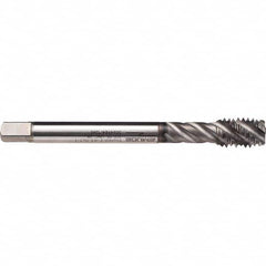 Spiral Flute Tap: 5/8-18, UNF, 5 Flute, Bottoming, 3B Class of Fit, Cobalt, GLT-1 Finish 3.937″ OAL, Right Hand Flute, Right Hand Thread, H4, Series CU99C410