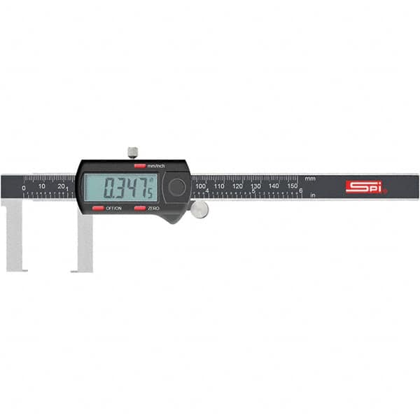 SPI - 0 to 200mm Range, 0.01mm Resolution, Electronic Caliper - Exact Industrial Supply