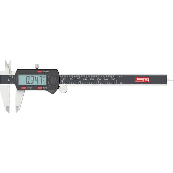 SPI - 0 to 300mm Range, 0.01mm Resolution, Electronic Caliper - Exact Industrial Supply