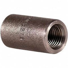 Merit Brass - Black Pipe Fittings; Type: Coupling ; Fitting Size: 2-1/2 (Inch); End Connections: FNPTxFNPT ; Classification: 3000 ; Material: Carbon Steel ; Finish/Coating: Mill/Oil - Exact Industrial Supply