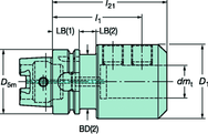 392410206325110B EM HOLDER - Exact Industrial Supply