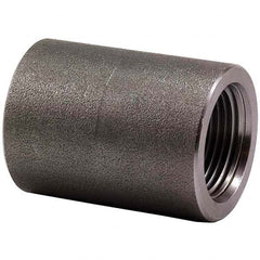Merit Brass - Black Pipe Fittings; Type: Reducing Coupling ; Fitting Size: 2-1/2 x 2 (Inch); End Connections: FNPTxFNPT ; Classification: 3000 ; Material: Carbon Steel ; Finish/Coating: Mill/Oil - Exact Industrial Supply