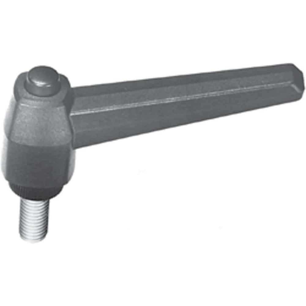 Clamp Handle Grips; For Use With: Rod Ends for Clamping Tank Covers; Locking Lids or Any Fast Spin Locking Application; Grip Length: 113.0000; Material: Malleable Iron; Length (Decimal Inch): 113.0000; Material: Malleable Iron