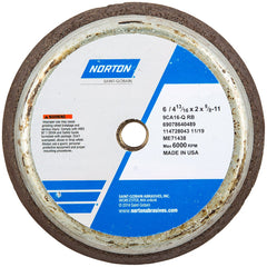 Norton - Tool & Cutter Grinding Wheels Wheel Type: Type 11 Superabrasive Wheel Type Number: B42 - Exact Industrial Supply
