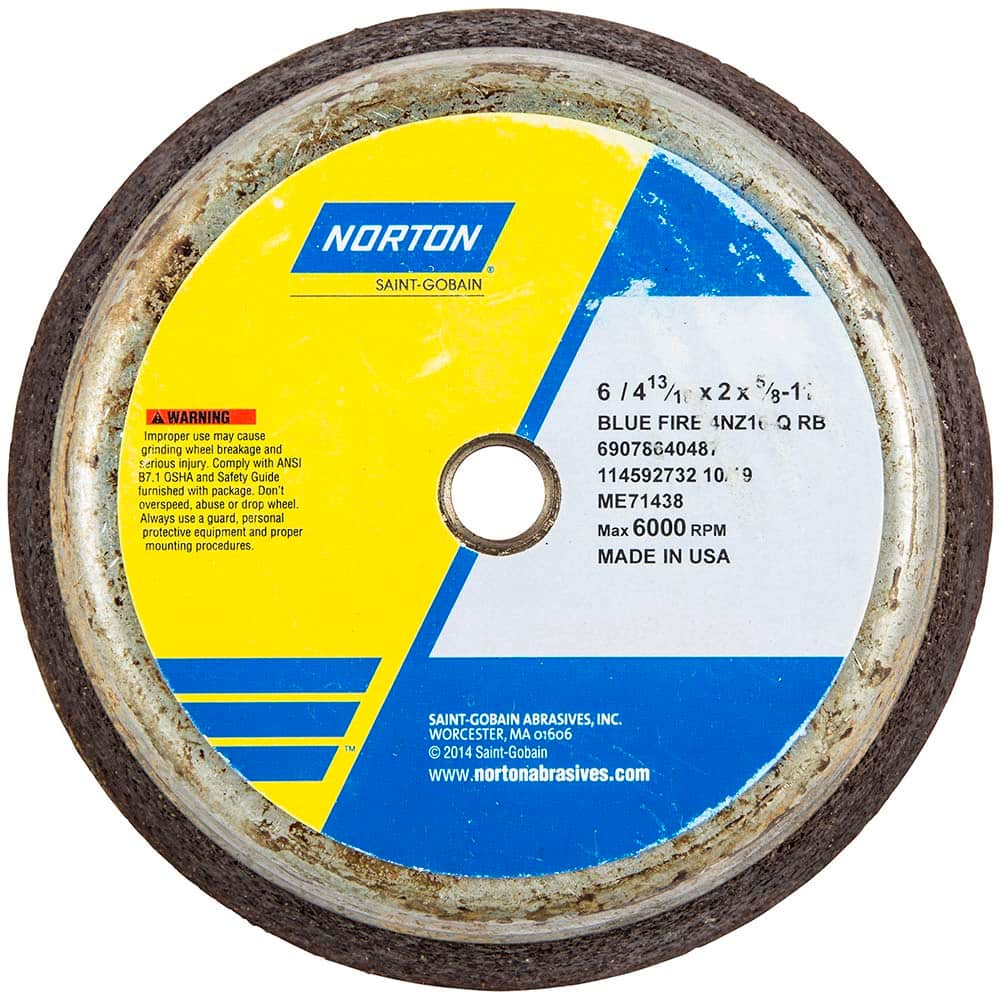 Norton - Tool & Cutter Grinding Wheels Wheel Type: Type 11 Superabrasive Wheel Type Number: B42 - Exact Industrial Supply