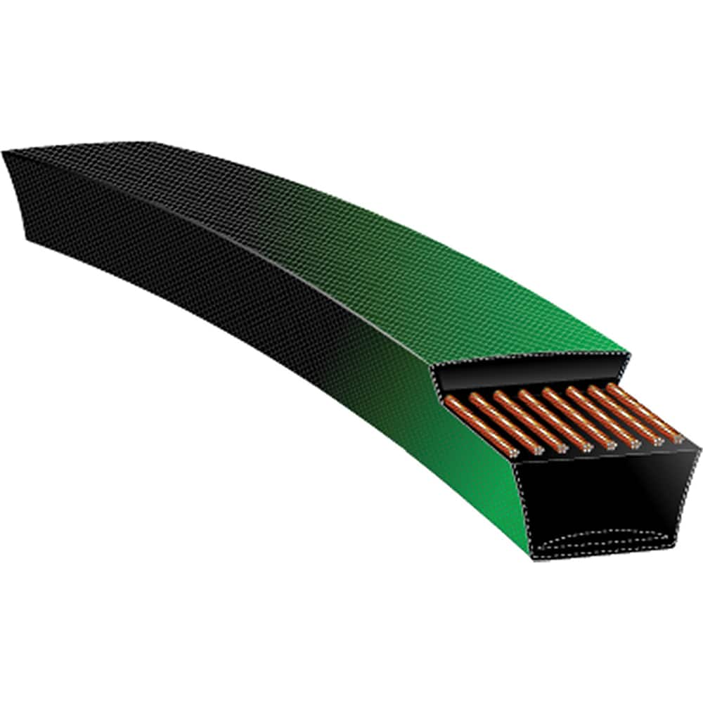 V Belt: Section 4L, 13 mm Belt Width 14 mm Pitch, 180 Teeth, Urethane, Green, 14MGT-2520-37 Belt Number