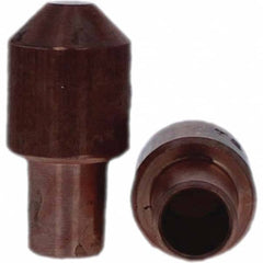 Spot Welder Tips; Tip Type: Male Cap E Nose (Truncated); Material: RWMA Class 2 - C18200; Type: Male Cap E Nose (Truncated)