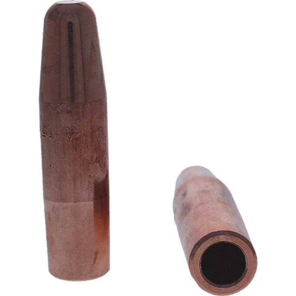 Tuffaloy - Spot Welder Tips For Use With: 5RW Electrode Holder Type: Straight Tip A Nose (Pointed) - Exact Industrial Supply