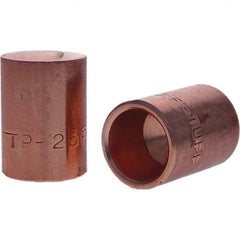 Tuffaloy - Spot Welder Tips For Use With: 6RW Cap Taper Electrode Holder Type: Female Cap F Nose (Radius) - Exact Industrial Supply