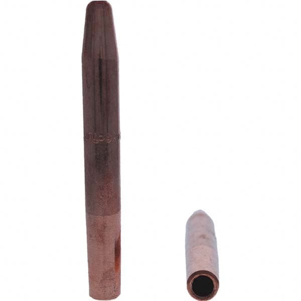 Tuffaloy - Spot Welder Tips For Use With: 4RW Electrode Holder Type: Straight Tip A Nose (Pointed) - Exact Industrial Supply