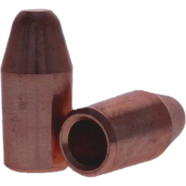 Tuffaloy - Spot Welder Tips For Use With: 4RW Electrode Holder Type: Straight Tip A Nose (Pointed) - Exact Industrial Supply