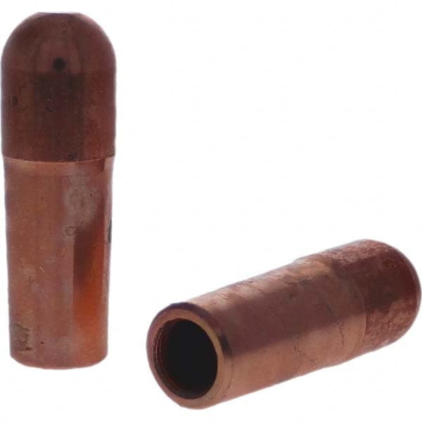Tuffaloy - Spot Welder Tips For Use With: 4RW Electrode Holder Type: Straight Tip B Nose (Dome) - Exact Industrial Supply