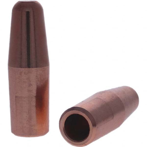 Tuffaloy - Spot Welder Tips For Use With: 4RW Electrode Holder Type: Straight Tip A Nose (Pointed) - Exact Industrial Supply