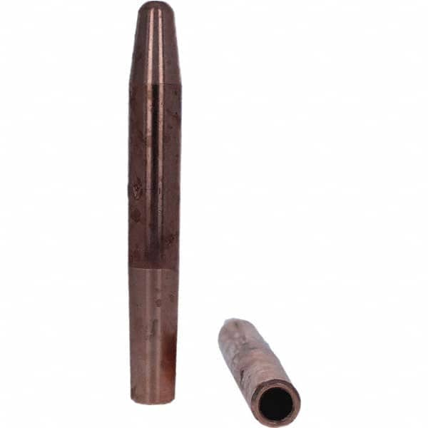 Tuffaloy - Spot Welder Tips For Use With: 4RW Electrode Holder Type: Straight Tip A Nose (Pointed) - Exact Industrial Supply