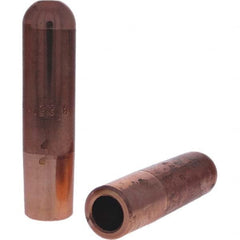 Tuffaloy - Spot Welder Tips For Use With: 5RW Electrode Holder Type: Straight Tip B Nose (Dome) - Exact Industrial Supply