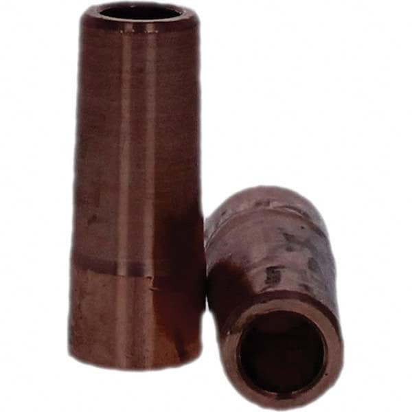Tuffaloy - Spot Welder Tips For Use With: 4RW Electrode Holder Type: Straight Tip C Nose (Flat) - Exact Industrial Supply