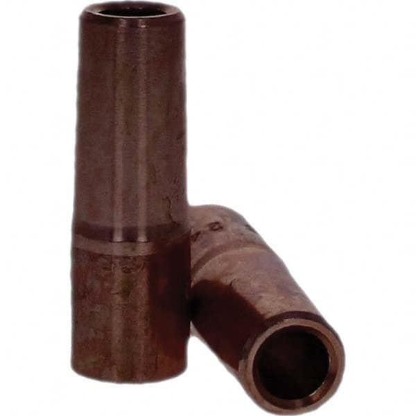 Tuffaloy - Spot Welder Tips For Use With: 4RW Electrode Holder Type: Straight Tip C Nose (Flat) - Exact Industrial Supply