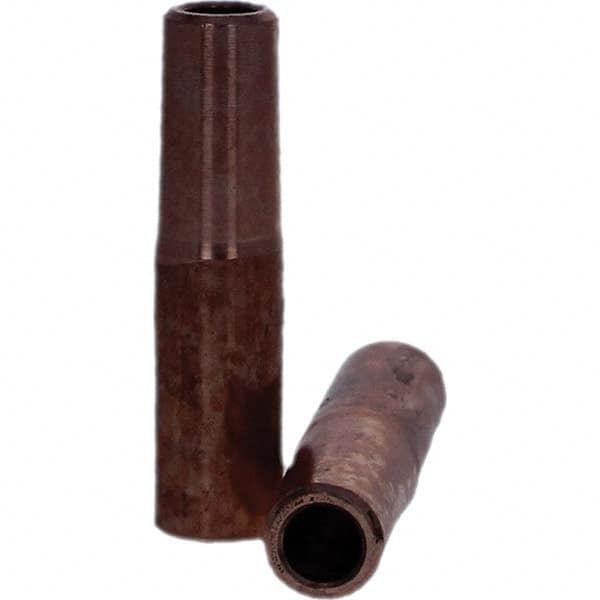 Tuffaloy - Spot Welder Tips For Use With: 4RW Electrode Holder Type: Straight Tip C Nose (Flat) - Exact Industrial Supply