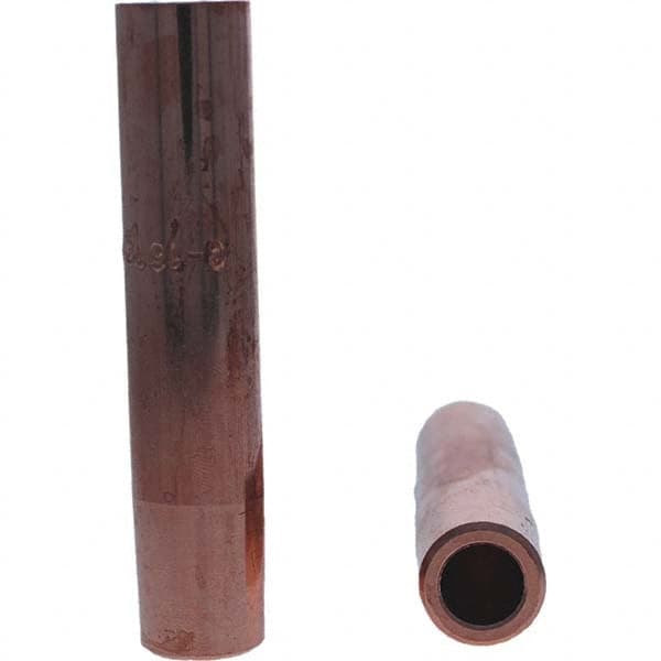 Tuffaloy - Spot Welder Tips For Use With: 7RW Electrode Holder Type: Straight Tip C Nose (Flat) - Exact Industrial Supply