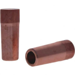 Tuffaloy - Spot Welder Tips For Use With: 4RW Electrode Holder Type: Straight Tip C Nose (Flat) - Exact Industrial Supply