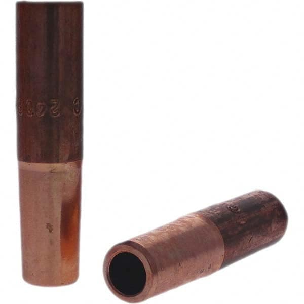 Tuffaloy - Spot Welder Tips For Use With: 4RW Electrode Holder Type: Straight Tip C Nose (Flat) - Exact Industrial Supply