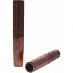 Tuffaloy - Spot Welder Tips For Use With: 4RW Electrode Holder Type: Straight Tip C Nose (Flat) - Exact Industrial Supply