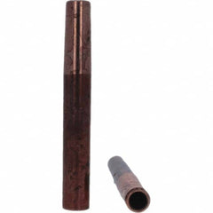 Tuffaloy - Spot Welder Tips For Use With: 4RW Electrode Holder Type: Straight Tip C Nose (Flat) - Exact Industrial Supply