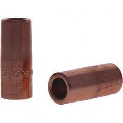 Tuffaloy - Spot Welder Tips For Use With: 5RW Electrode Holder Type: Straight Tip C Nose (Flat) - Exact Industrial Supply