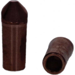 Tuffaloy - Spot Welder Tips For Use With: 4RW Electrode Holder Type: Straight Tip D Nose (Offset) - Exact Industrial Supply