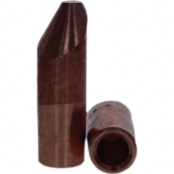 Tuffaloy - Spot Welder Tips For Use With: 5RW Electrode Holder Type: Straight Tip D Nose (Offset) - Exact Industrial Supply