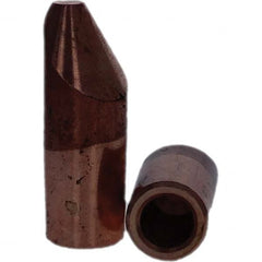 Tuffaloy - Spot Welder Tips For Use With: 5RW Electrode Holder Type: Straight Tip D Nose (Offset) - Exact Industrial Supply