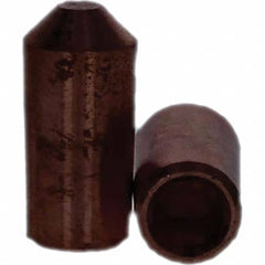 Tuffaloy - Spot Welder Tips For Use With: 4RW Electrode Holder Type: Straight Tip E Nose (Truncated) - Exact Industrial Supply