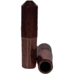 Tuffaloy - Spot Welder Tips For Use With: 4RW Electrode Holder Type: Straight Tip E Nose (Truncated) - Exact Industrial Supply