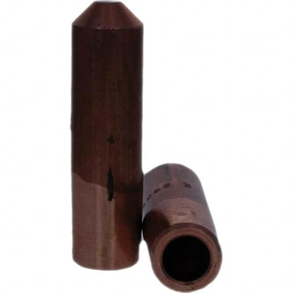 Tuffaloy - Spot Welder Tips For Use With: 6RW Electrode Holder Type: Straight Tip E Nose (Truncated) - Exact Industrial Supply