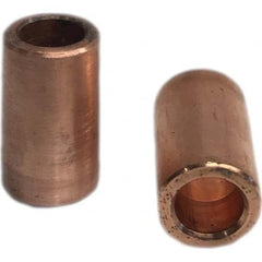 Tuffaloy - Spot Welder Tips For Use With: 5RW Electrode Holder Type: Straight Shank for 5RW Male Cap - Exact Industrial Supply