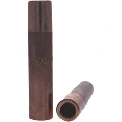 Tuffaloy - Spot Welder Tips For Use With: 7RW Electrode Holder Type: Straight Tip F Nose (Radius) - Exact Industrial Supply