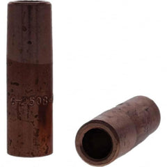Tuffaloy - Spot Welder Tips For Use With: 7RW Electrode Holder Type: Straight Tip F Nose (Radius) - Exact Industrial Supply