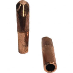 Tuffaloy - Spot Welder Tips For Use With: 4RW Electrode Holder Type: Straight Tip H Nose (Angled Offset) - Exact Industrial Supply