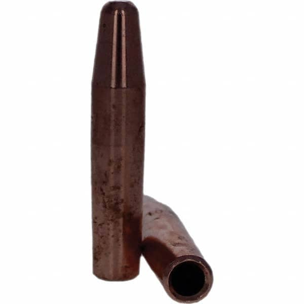 Tuffaloy - Spot Welder Tips For Use With: 4RW Electrode Holder Type: Straight Tip A Nose (Pointed) - Exact Industrial Supply