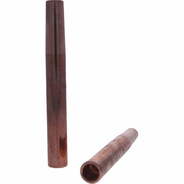 Tuffaloy - Spot Welder Tips For Use With: 4RW Electrode Holder Type: Straight Shank for 4RW Male Cap - Exact Industrial Supply